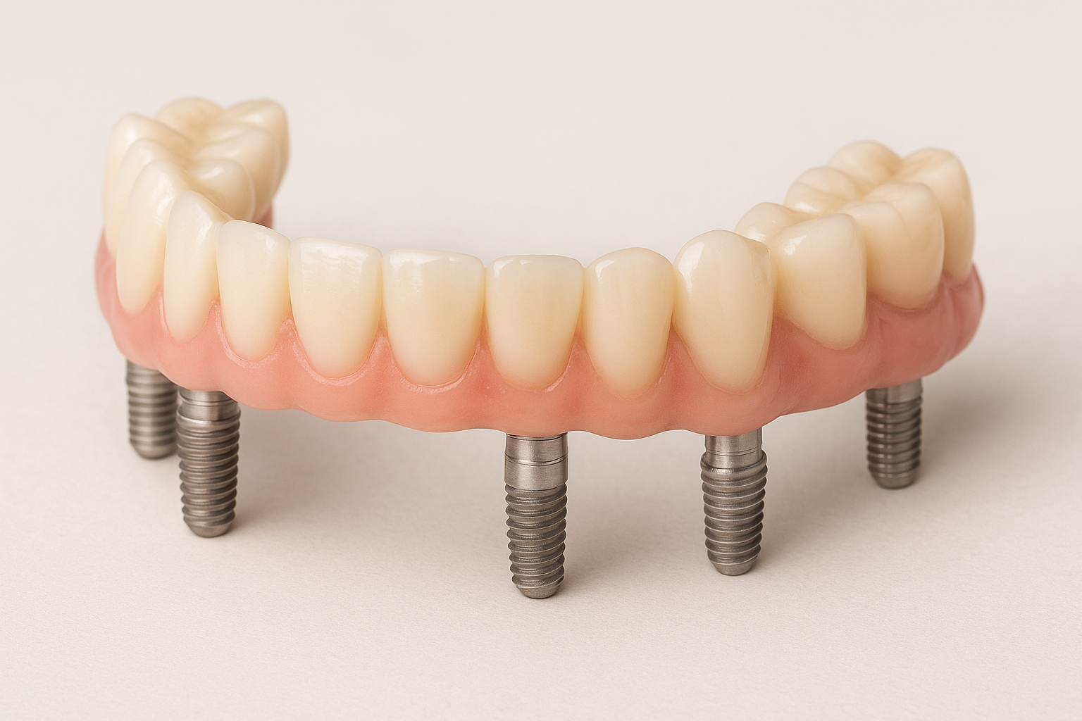 Removable overdentures